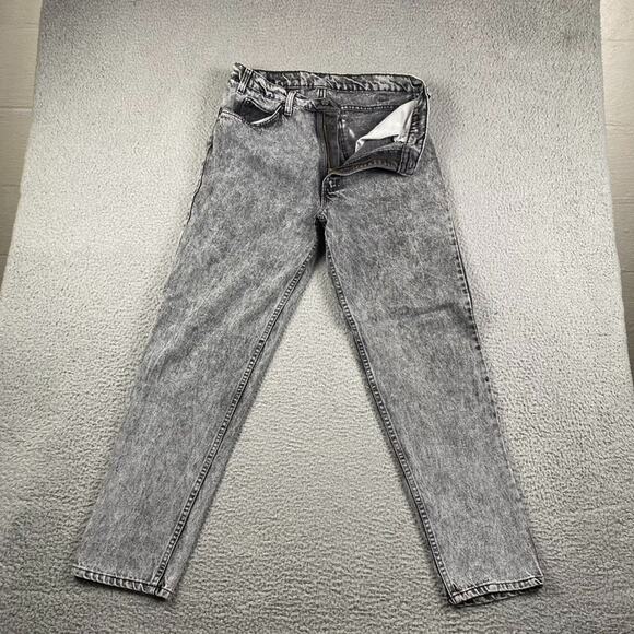 VTG Levi's 550 Relaxed Fit Jeans Men's 33x30 Measured (30x30) Black Acid Wash - Picture 1 of 11